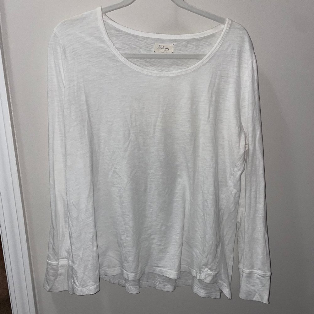 White Long Sleeve Lou & Grey Shirt